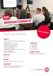 Flyer Brandschutzseminar N1 Flyer Brandschutzseminar N1