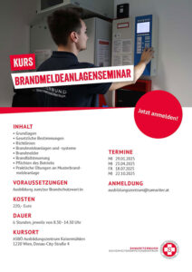 Flyer Brandmeldeanlagenseminar