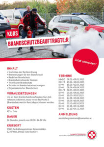 Flyer Brandschutzbeauftragter Flyer Brandschutzbeauftragte:r