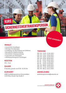 Flyer Sicherheitsvertrauensperson